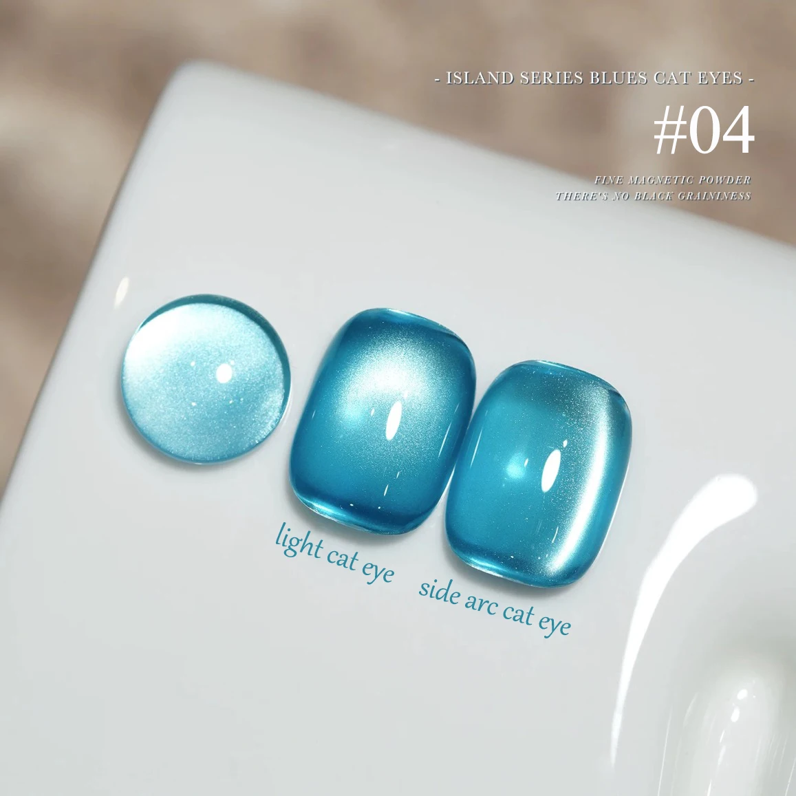 1 pièces WS automne hiver ongles glace Transparent bleu oeil de chat blanchissant populaire Gel vernis à ongles Salon de manucure Nail Art fournitures pour ongles