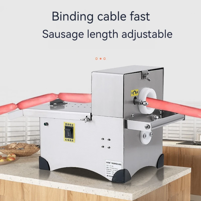 Automatic Electric Sausage Twisting Machine Sausage Knotter Tying Machine Sausage Binding Machine Sausages Linker Machine