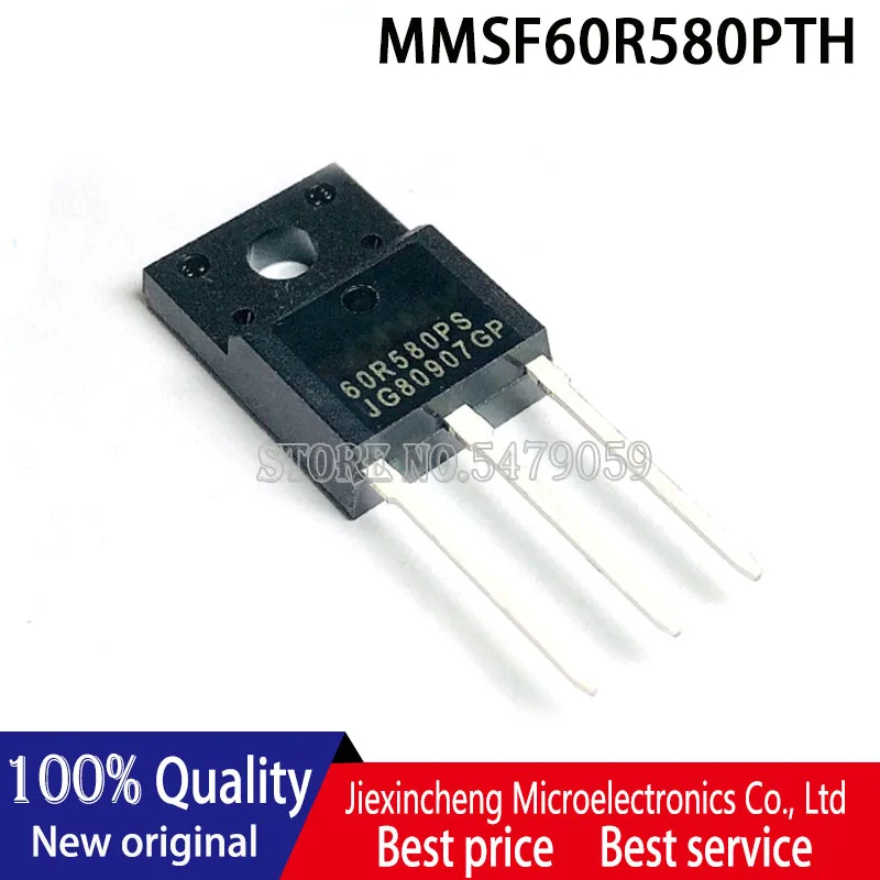 (5pieces) 60R580PS 60R580P MMSF60R580PTH MMF60R580P TO-220F MOSFET