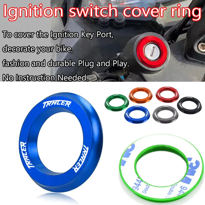 

FOR YAMAHA Tracer 700 900 Decorative RING lgnition Switch Cover Ring Tracer 700 tracer700 GT 2018 2019 2020 2021 2022 2023 2024