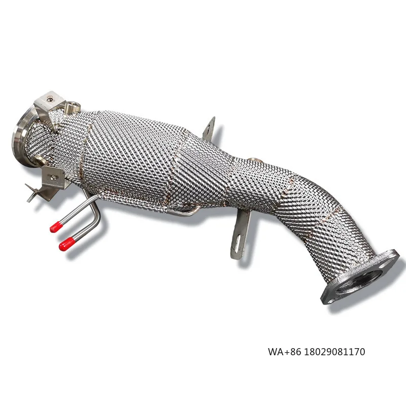 9.High Performance Stainless Steel High-Flow Front Pipe With Catalytic Converter for  CT4/CT5