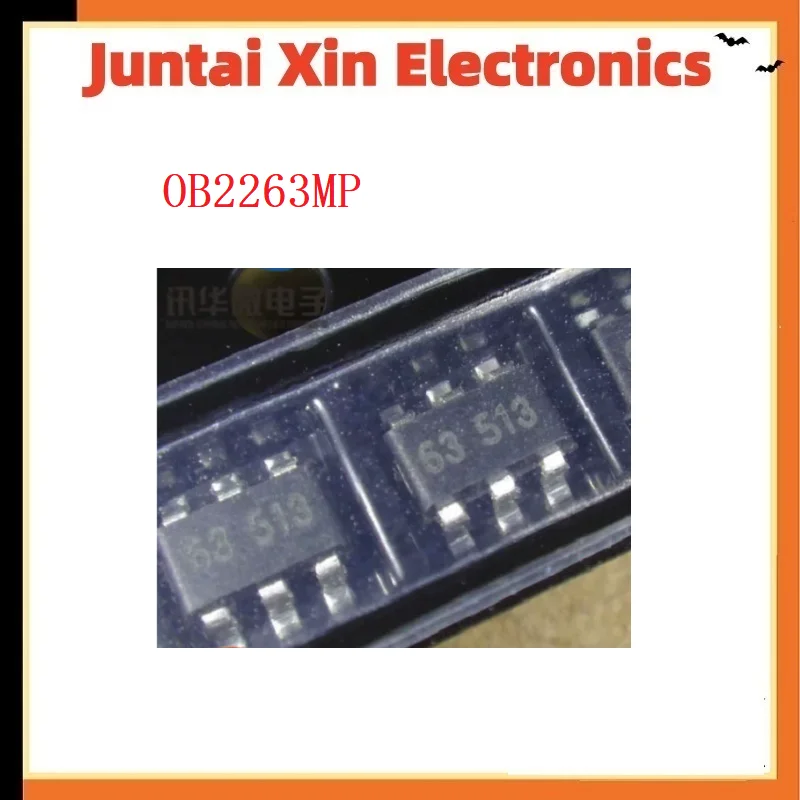 10PCS/LOT OB2263MP silk screen 63 SOT23