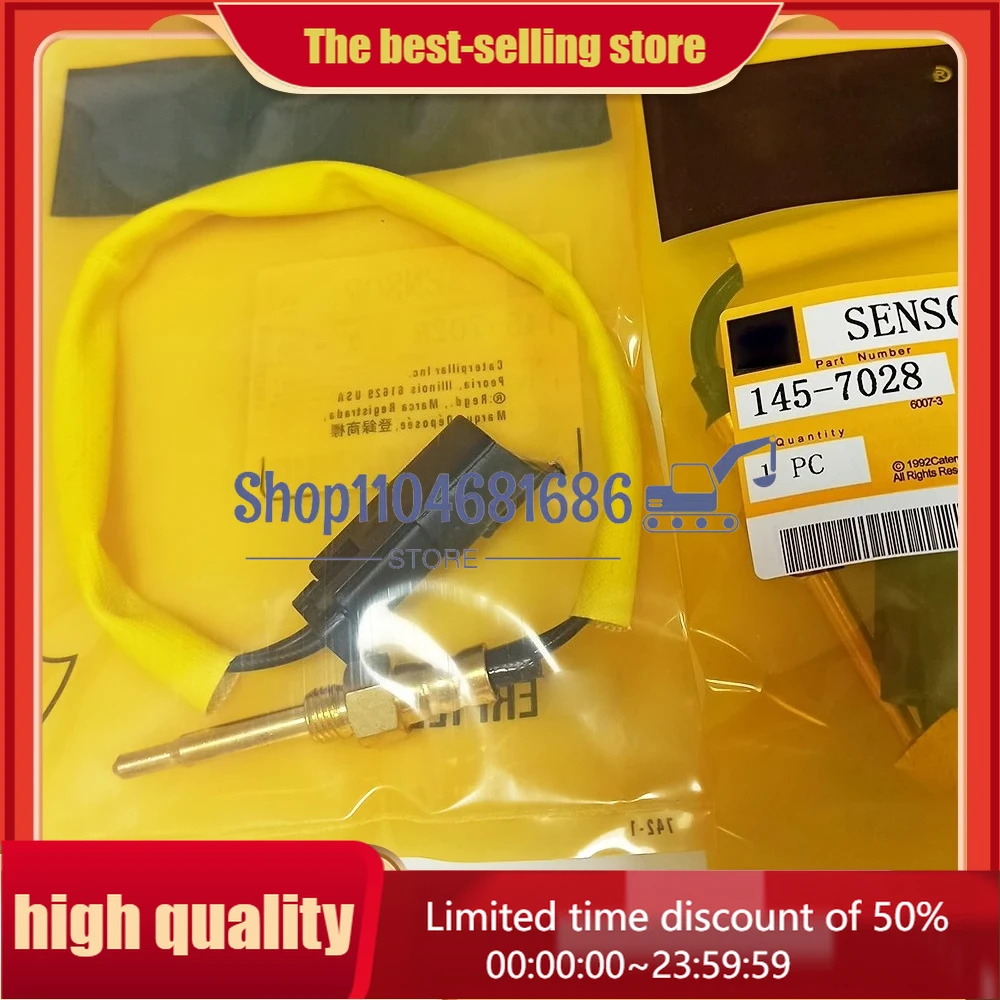 

145-7028 1457028 Датчик температуры воды для экскаватора 2384C 525C 535C 545C 559C 966H