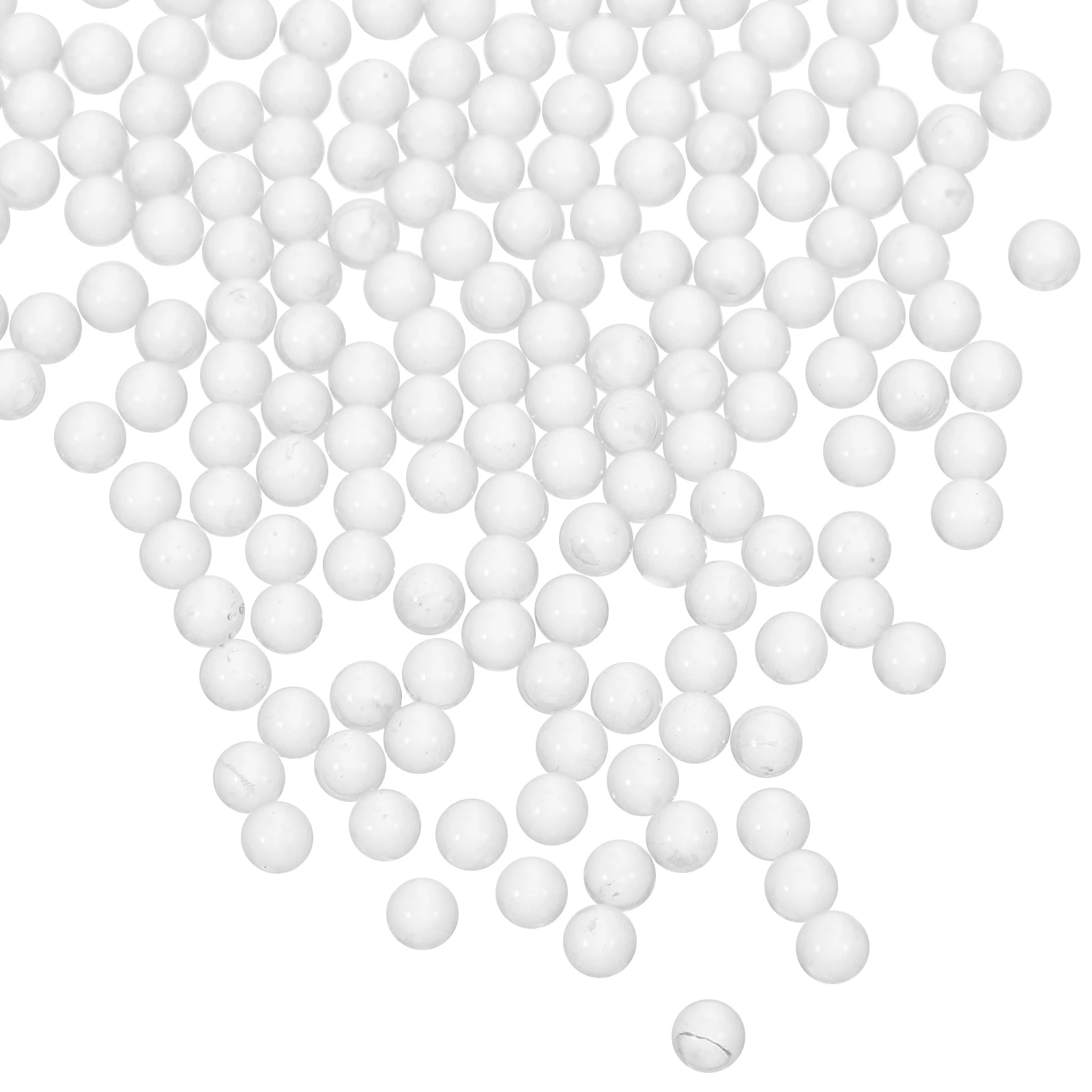 

2000 Pcs Glass Ball Clear Sphere Beads Solid Transparent Decorative Balls Mini Spheres Ornament Vase