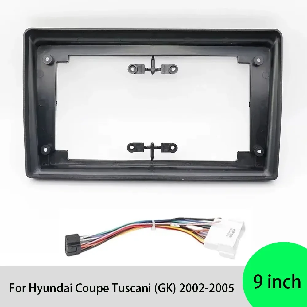 For Hyundai Coupe Tuscani (GK) 2002-2005 9 Inch Car Frame Fascia Adapter Android Radio Dash Fitting Panel Kit