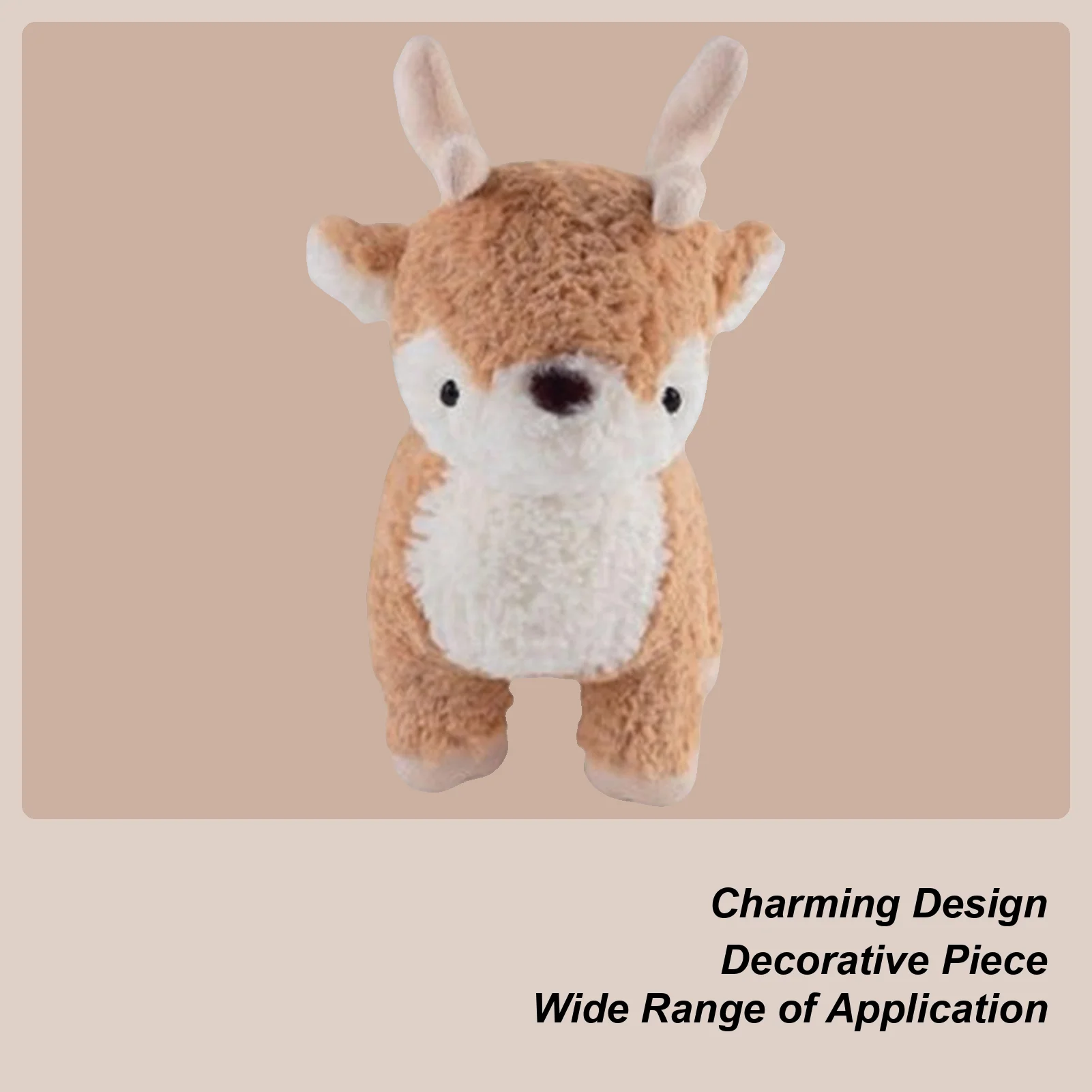 

Reindeer Plush 9.8 Inch Soft Doll Figure Reindeer Stuffed Plush For Kids Adults Girls Girlfriend Valentines Children Birthday