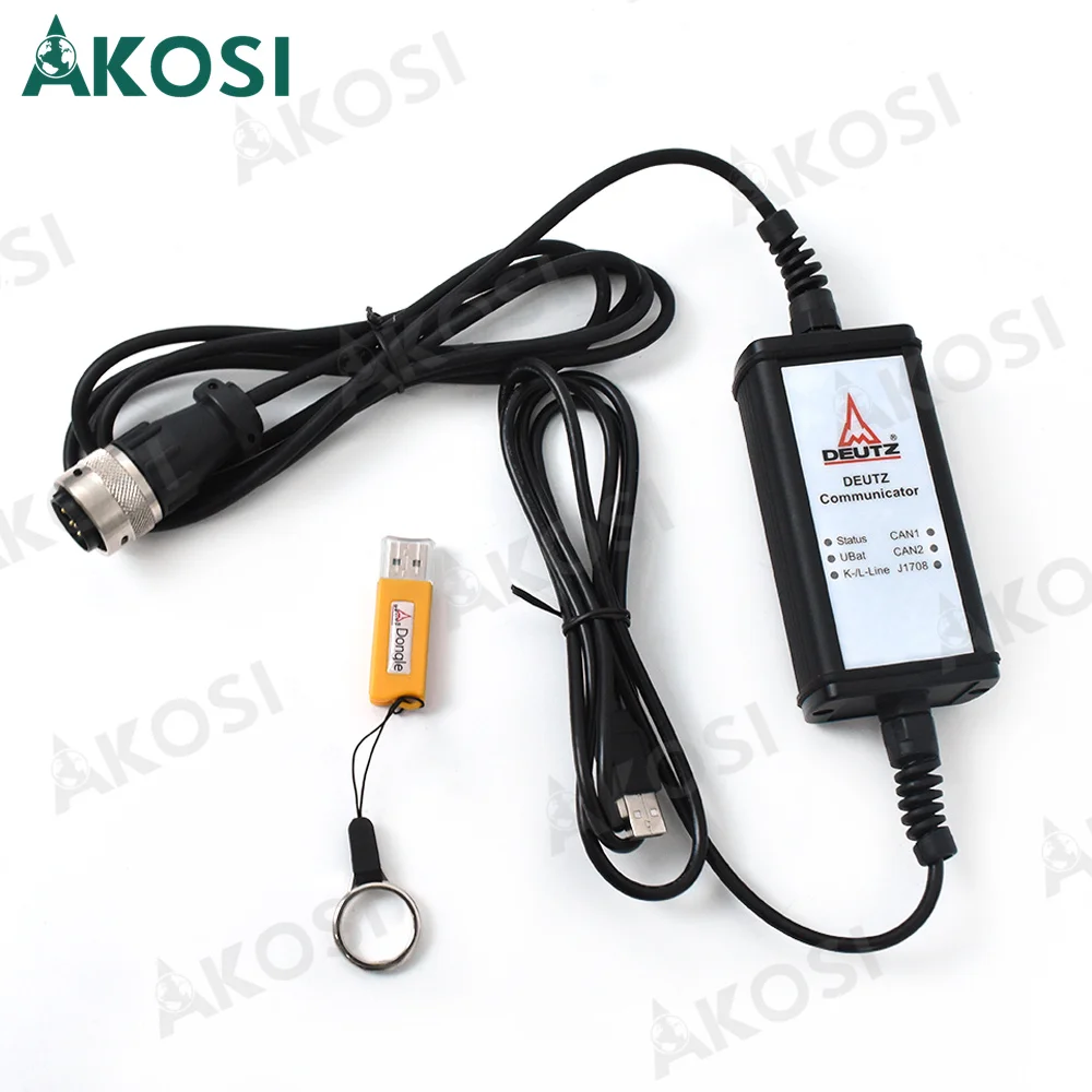 Engine For Deutz 4.0 decom + USB Dongle 2023 NEW EMR4 6 Diagnose Kit communicator Truck For Deutz serdia2010 diagnostic tool