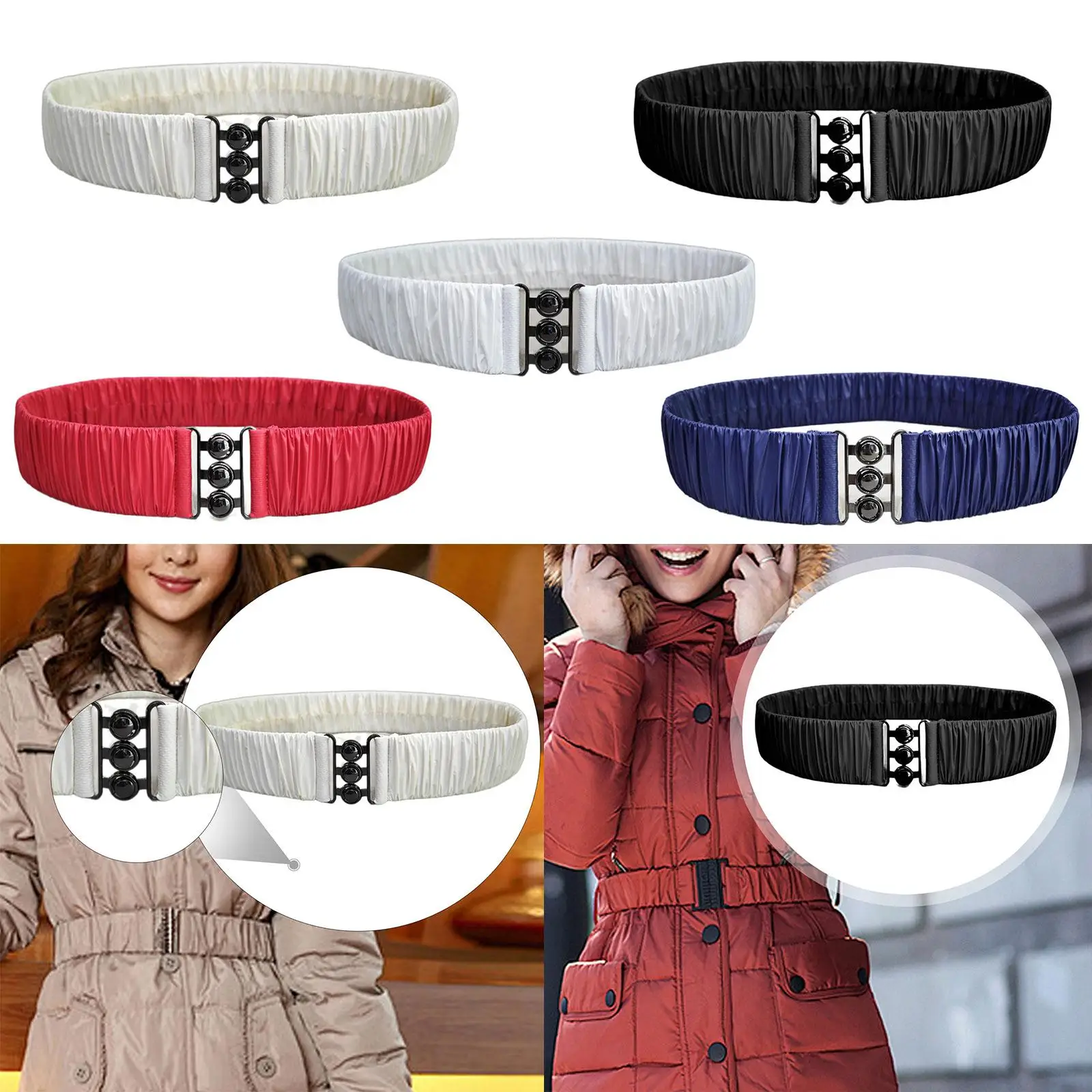 

Декор эластичного пояса, корсетный пояс для пухового пальто, женская куртка-свитер