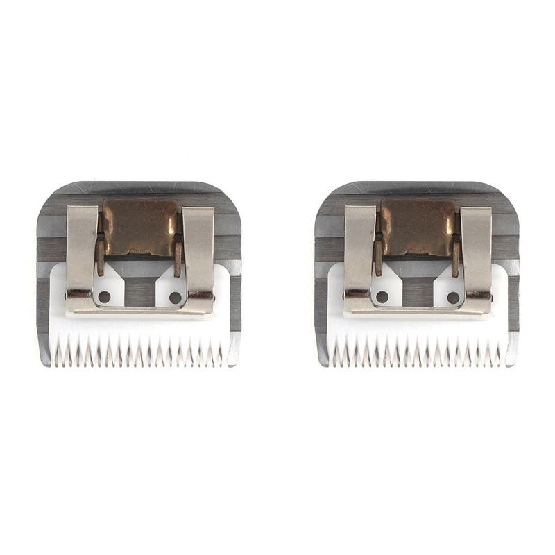 2X Detachable Pet Clipper Blade 10 For Andis, Oster A5, Wahl KM Series Clippers, Ceramic ,Professional