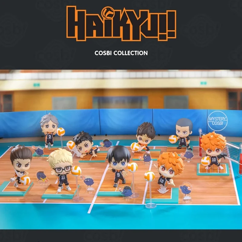 

Anime Haikyuu!! Shoyo Hinata Tobio Kageyama Kei Tsukishima Cosplay Garage Kits Cartoon Figurine Plaything Ornament Xmas