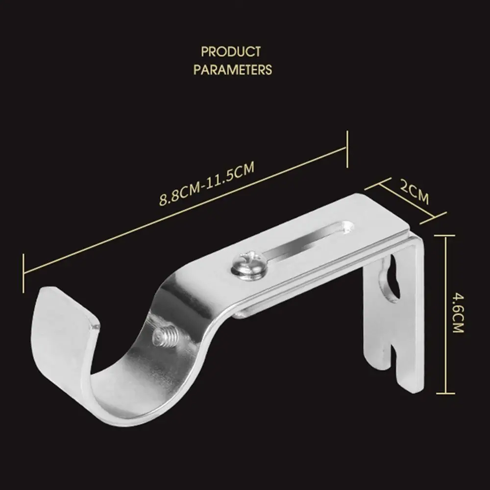 Hanger Voor 1 Inch Staaf Raam Gordijnroede Ondersteuning Gordijnroede Houder Gordijnroede Beugels Stang Beugel Verstelbaar Voor Muur