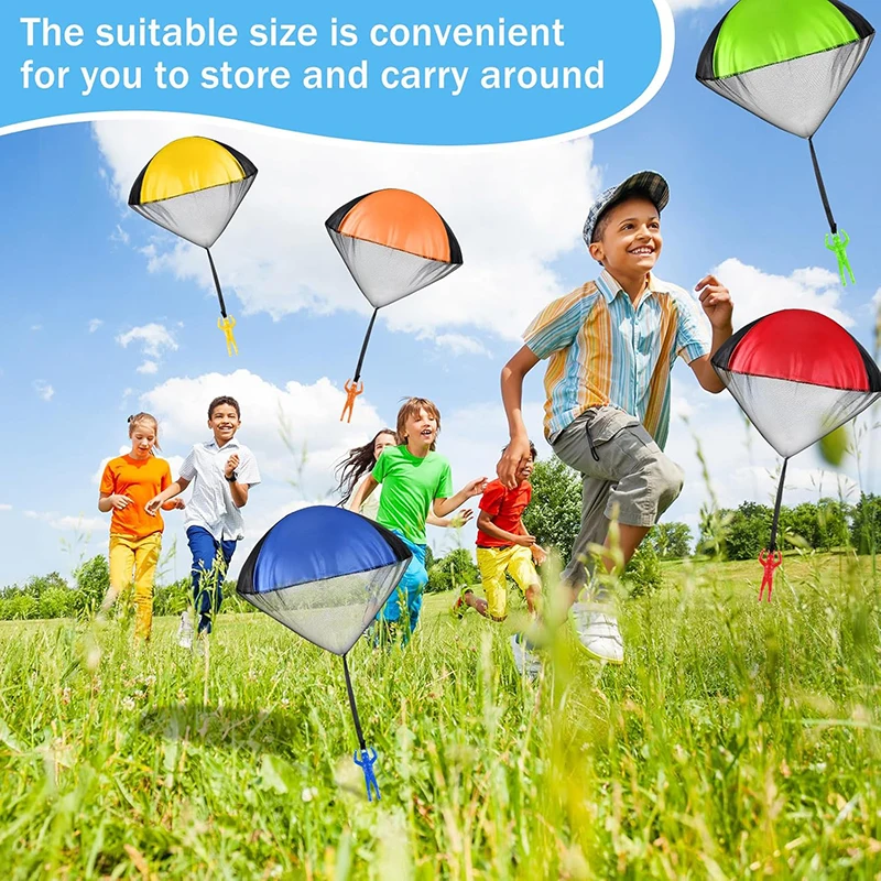 لعبة المظلة للأطفال ألعاب خارجية المظلة الطائرة للرجال، ألعاب داخل وخارجية هدايا للأطفال للأولاد والبنات من عمر 4 إلى 8 سنوات فريدة من نوعها