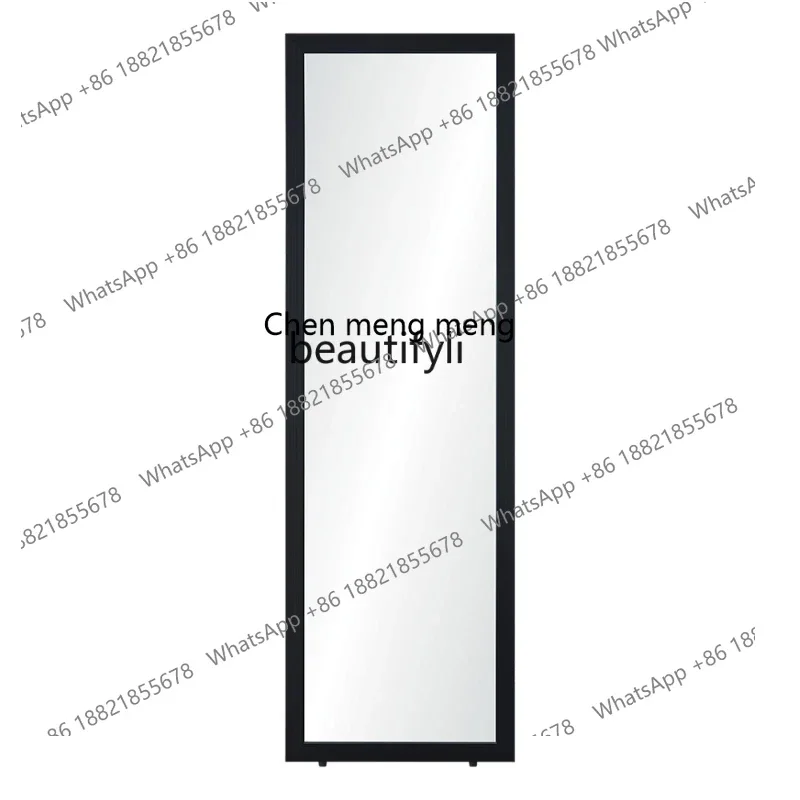 

cc182Dressing vertical mirror wooden Nordic home bedroom fitting mirror full-body floor mirror R