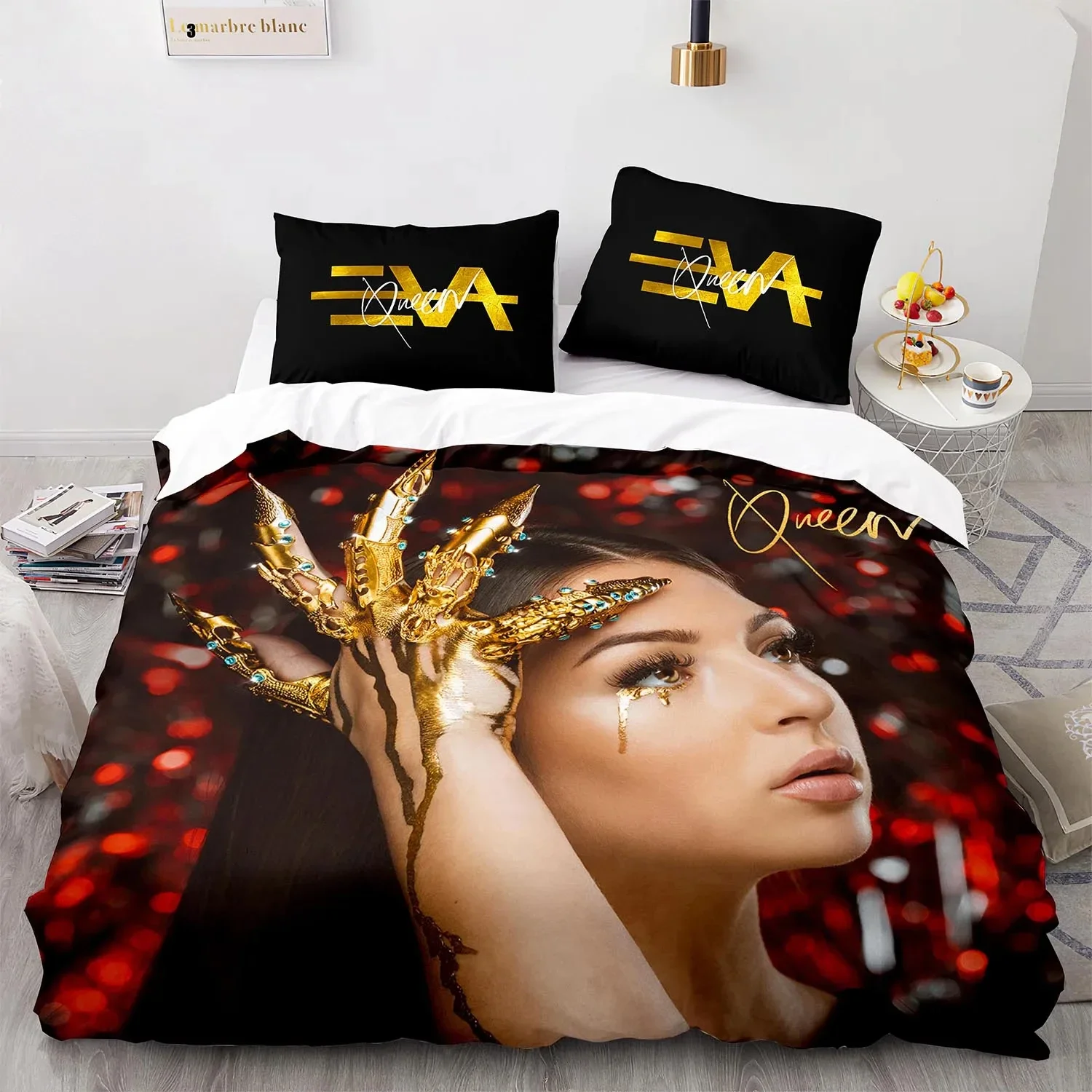 3D Printed Eva Queen Bedding Set Pillowcase Duvet Cover 3Pcs Double Twin Full Queen King Adult Kids Bedclothes Quilt Cover