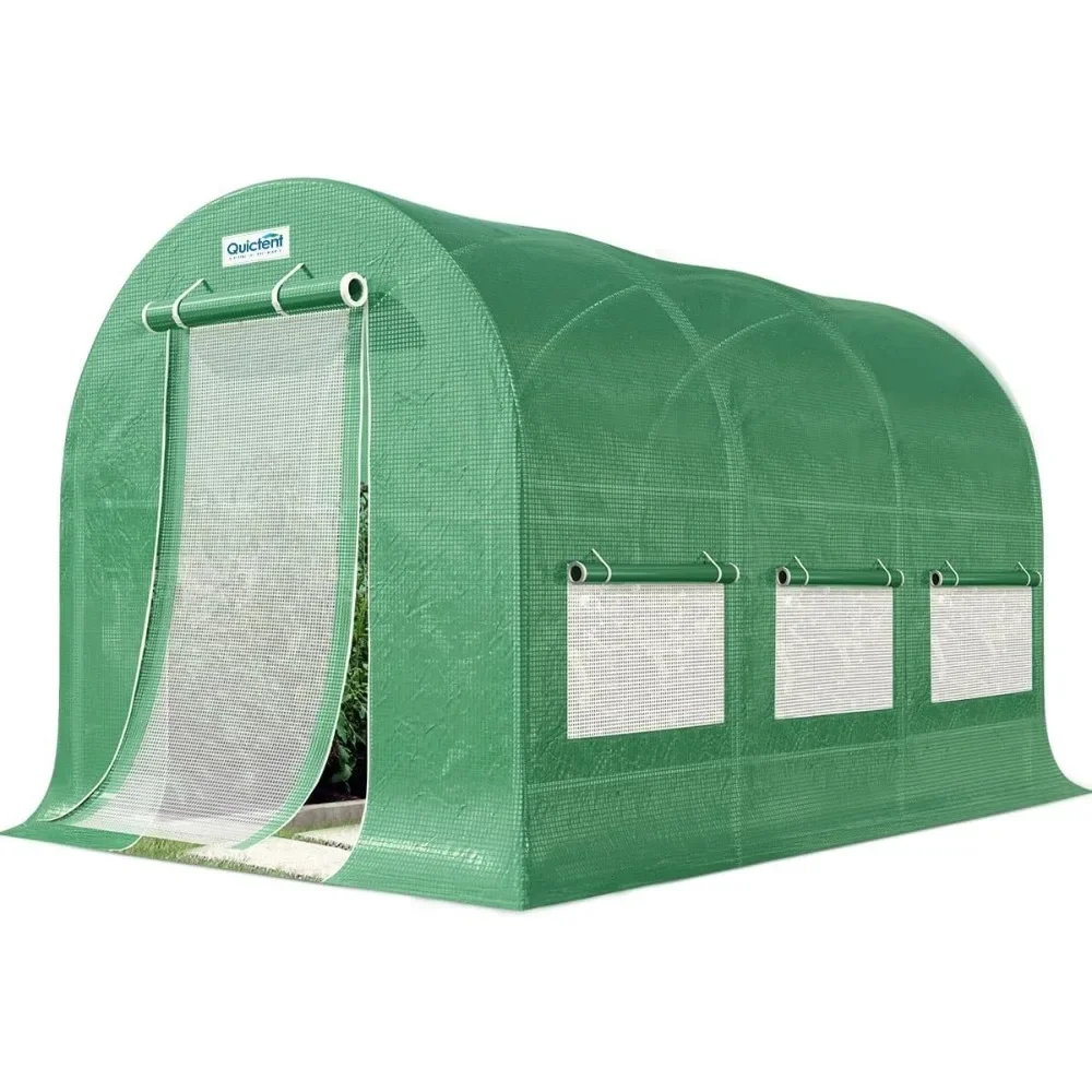 12x6.6x6.6 FT Greenhouse for Outdoors Heavy Duty Large Garden High Tunnel Walk-in Green House Portable Winter Hot House