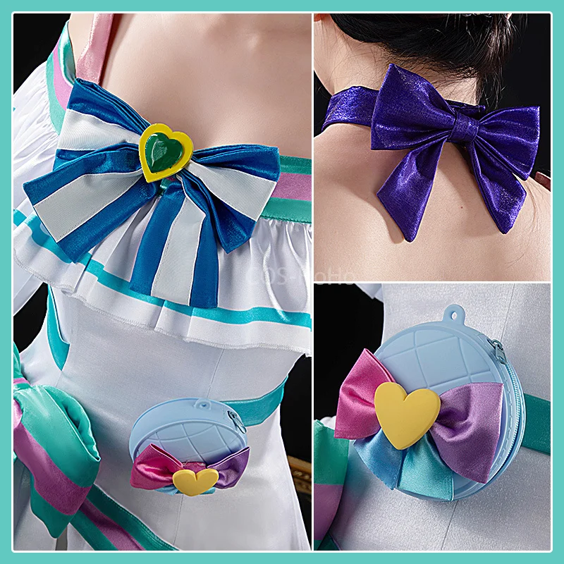 COS-HoHo أنيمي رائع بريكيور! علاج ليليان فستان أنيق جميل زي تنكري لحفلة الهالوين لعب الأدوار