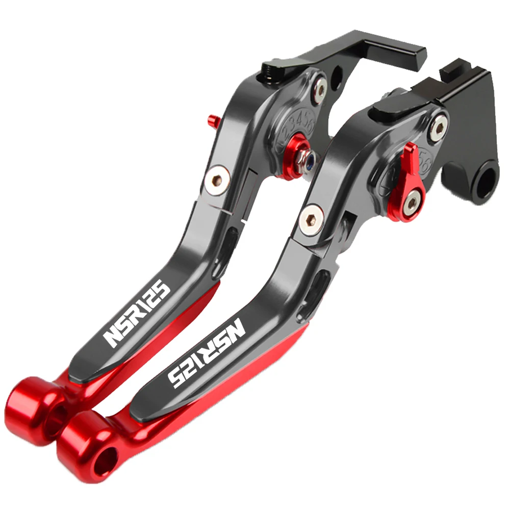 Für Honda NSR125 NSR 125 1988 1989 1990 Motorrad ausziehbare einstellbare Bremskupplungshebel 7/8'' 22MM Lenkergriffe enden Kappe