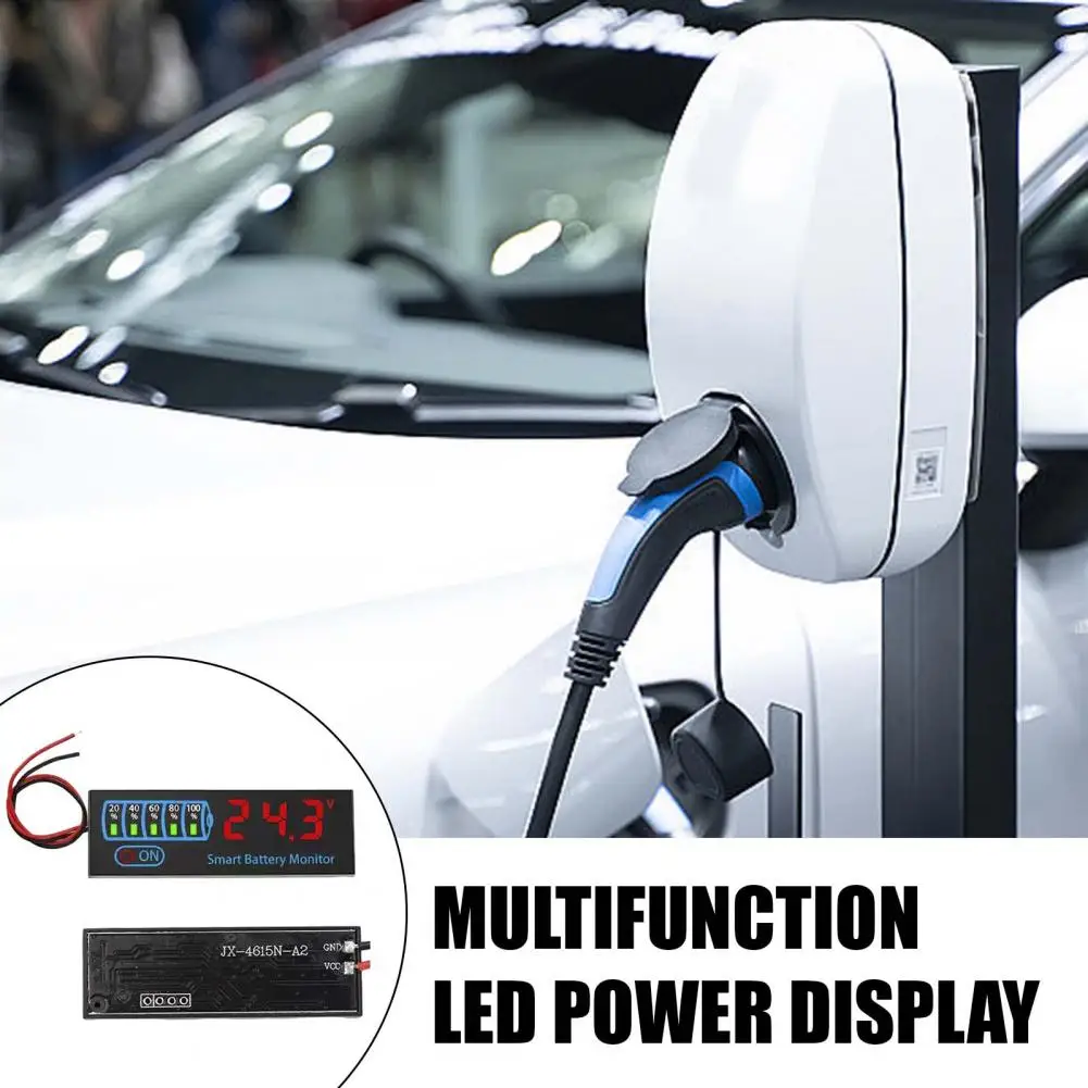 2025 Universal Battery Charging Indicator Easy to Use Portable Multifunction LED Power Display Board Energy Saving Battery Level