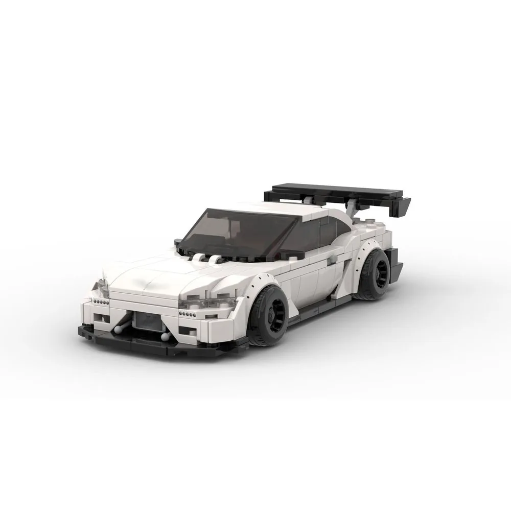 

Poladeer 363 шт. MOC Speed DIY Silvia S15 Bunny комплект с широким корпусом, строительные блоки, сборная модель автомобиля, игрушечный кирпич, детский подарок на день рождения