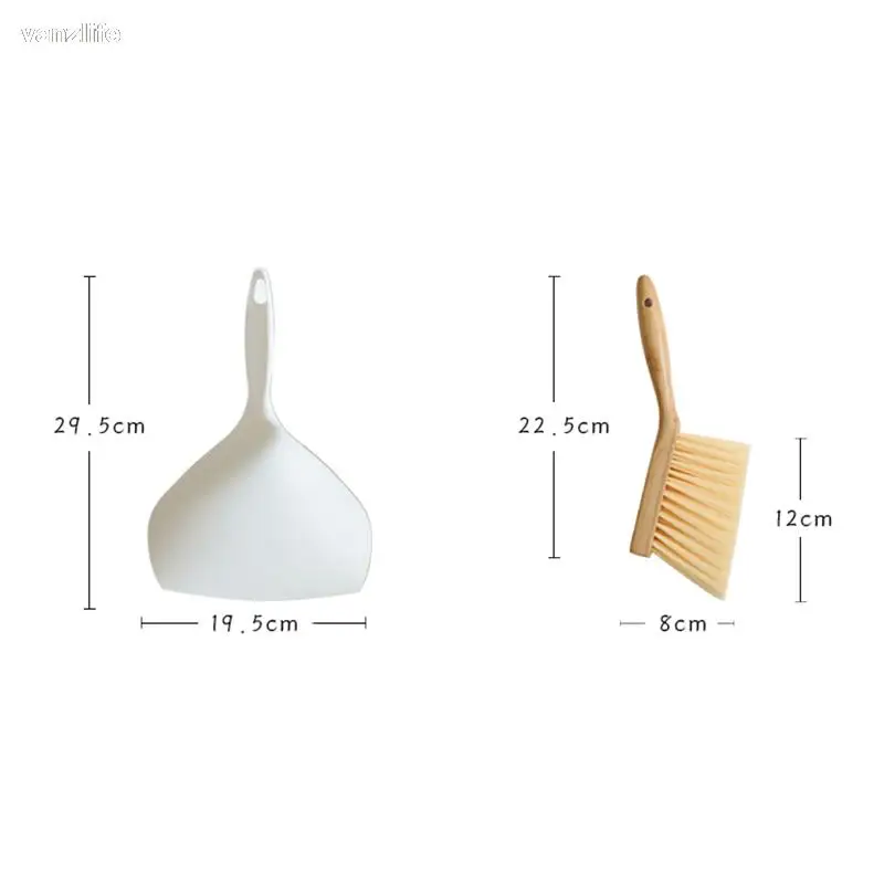 Household with a small broom dustpan hopper of suit mini handle multi-function cleaning broom nanzhu scavanger garbage shovel