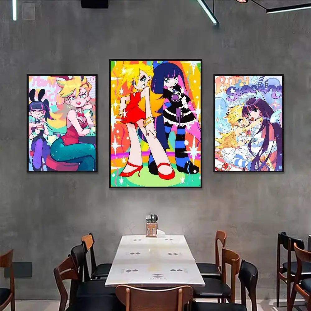 Panty And Stocking With Garterbelt Poster Wall art print art suitable for living room bedroom bar parlor home decor gift
