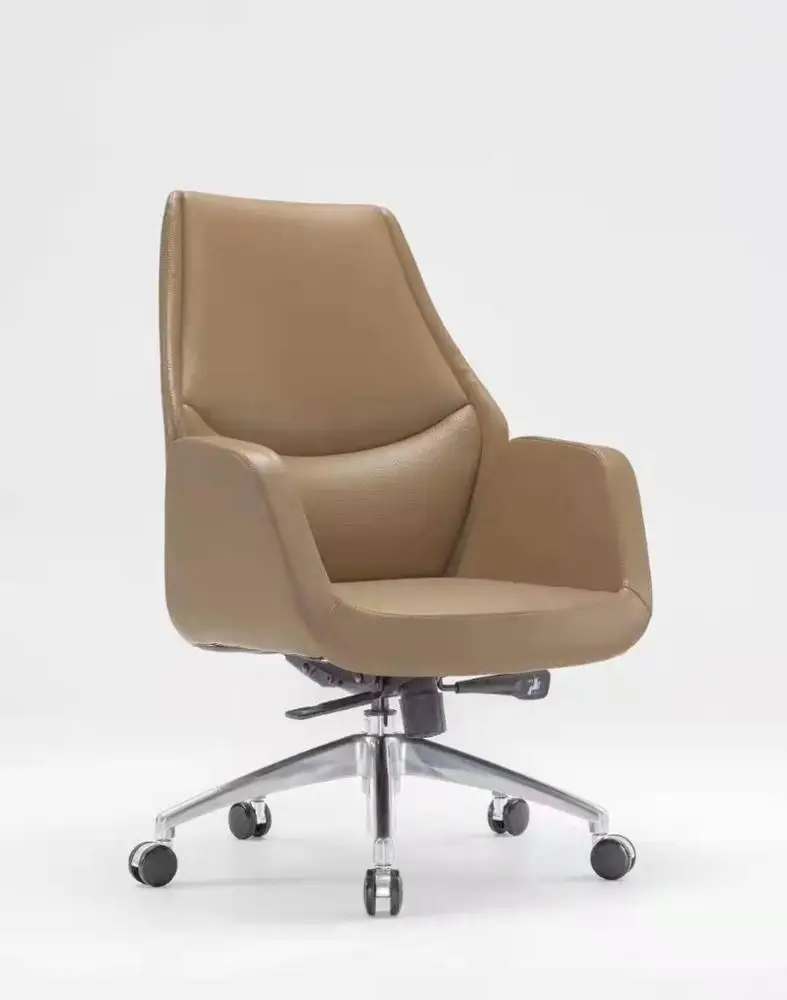 Pengpai New style high Back staff chair PU luxury Leather executive office chair image 6