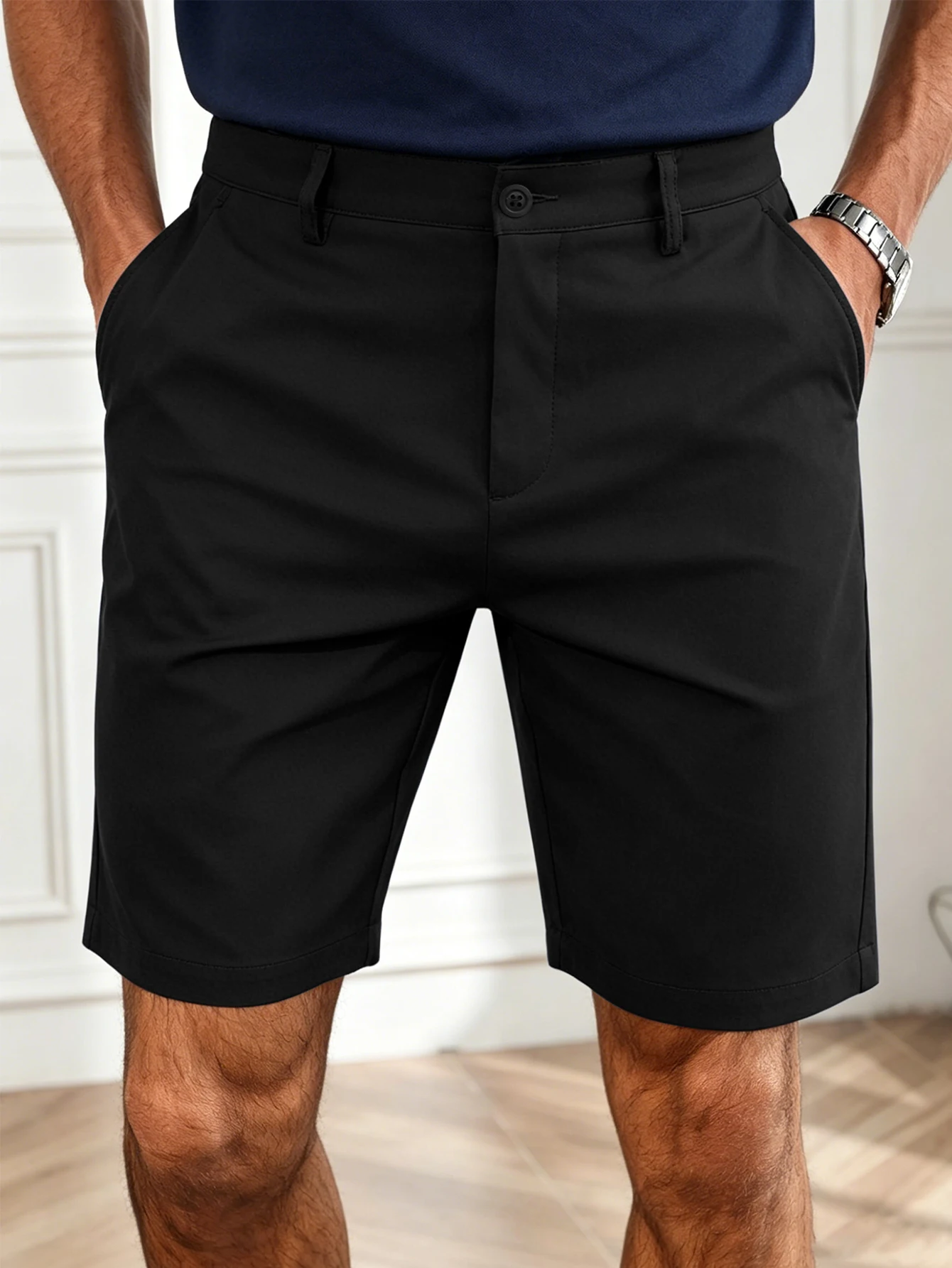 Shorts Chino Slim - Men's Summer Stretch Chino Shorts Slim