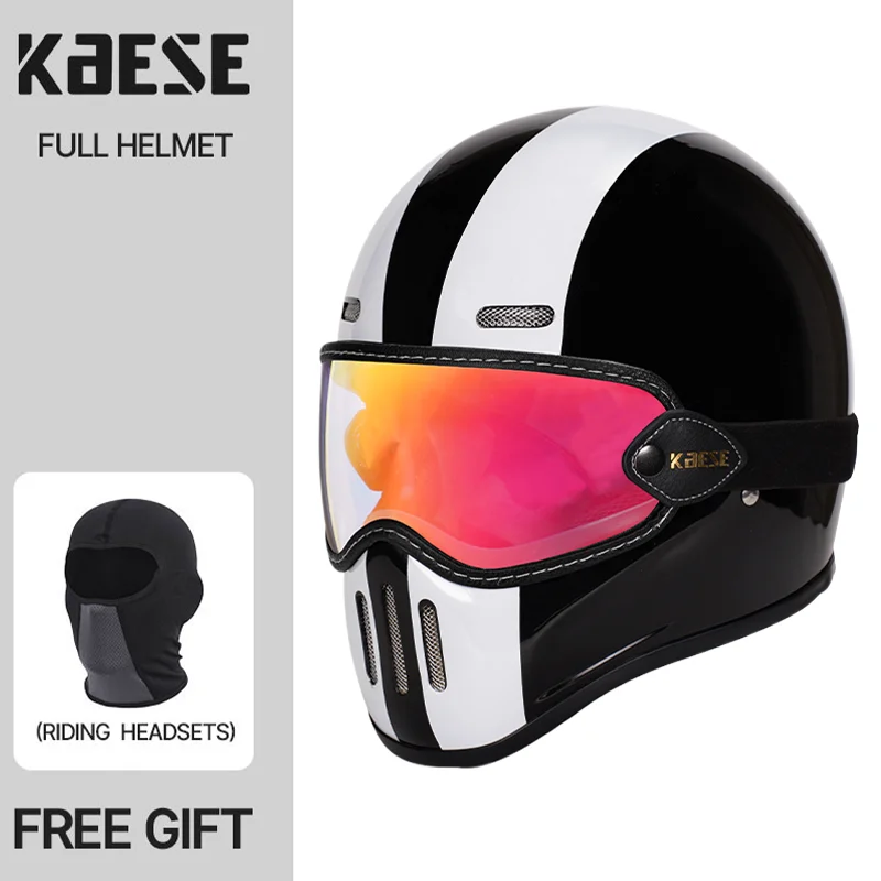 

Full Face Motorcycle Helmet Open Face Casco Rally Racing Casque Moto De Capacete Motobike Street Riding Kask Helm Men Women DOT