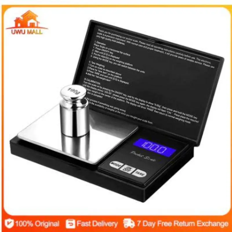 500g/0.1g Mini Digital Scale Portable Jewelry Pocket Weighing Scale Kitchen Electronic Scale!