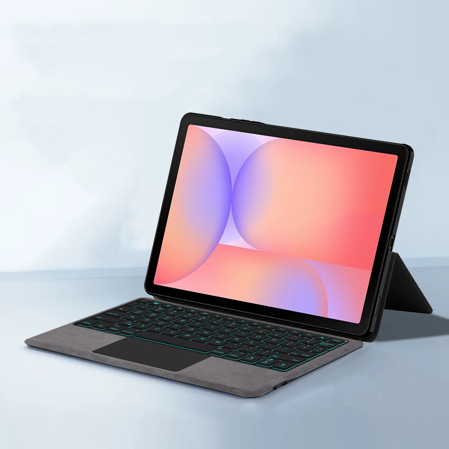 غطاء لوحة المفاتيح لهاتف سامسونج جالاكسي تاب S9 11 "S10 لايت 10.9 بوصة حافظة لجهاز لوحي تاب S9 FE/S10 FE 10.9" لوحة مفاتيح بإضاءة خلفية للوحة اللمس #4