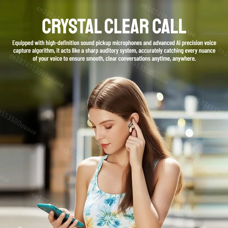 Monster X05 TWS Bezprzewodowe Słuchawki Bluetooth 5.4 Sportowe Słuchawki Douszne z Symulacją Audio Przestrzennego do iPhone Samsung Xiaomi