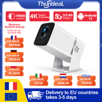 ThundeaL Mini Projector TD80W Full HD 1080P Android 4K WiFi Projector For Movies TD80 Smart TV Home Movie Theater Portable Beam