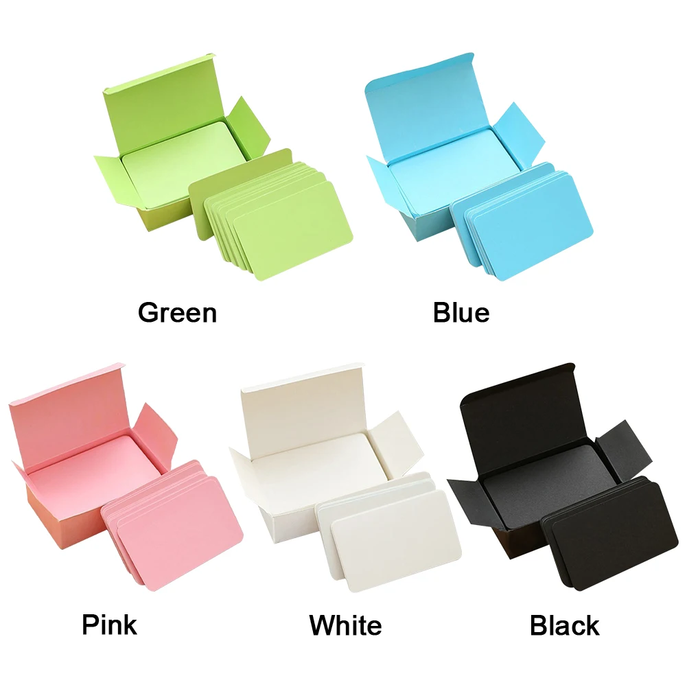 空白の紙の名刺,日曜大工,メモ帳,ブックマーク,学習カード,事務用品,100ピース/箱