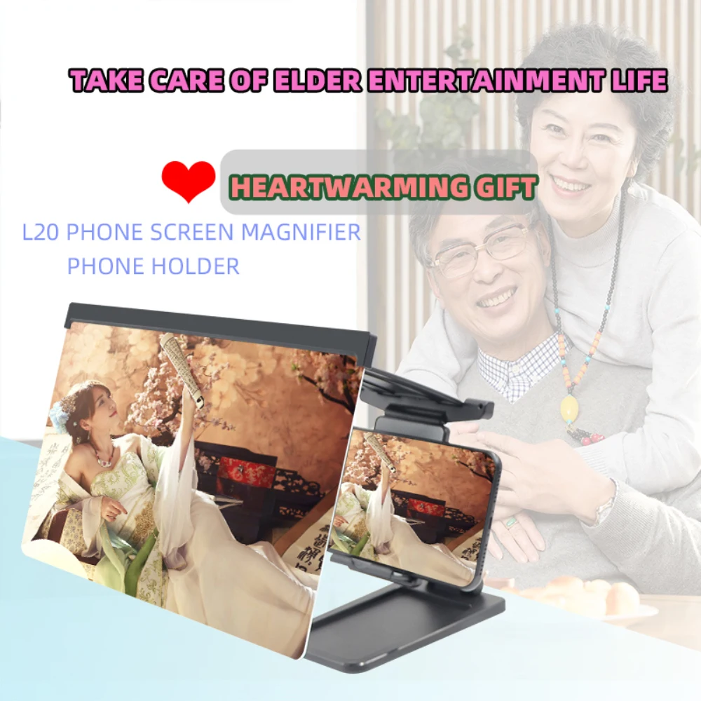 Inch Mobile Phone Screen Amplifier For IPad Movie Folding Shading 3D Screen Mobile Phone Amplifier Magnifier Cellphone Holder