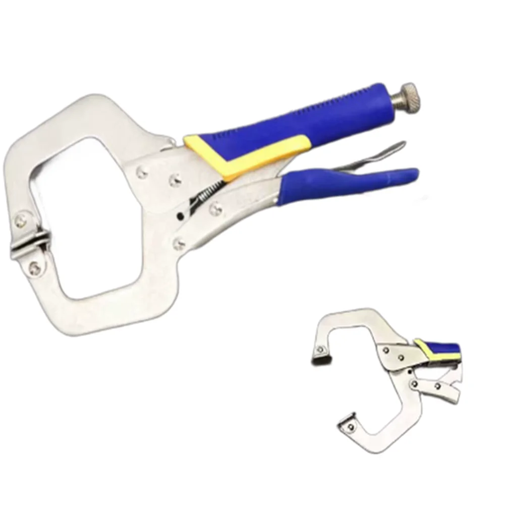 9 Inch Steel C Clamp Welding Tool Pliers Strong Grip Swivel Pad For Woodworking Metalworking Fixing Hand Vise Tool