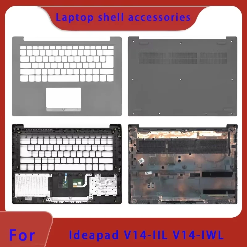 New suitable for  Ideapad V14-IWL V14-IIL V14-14 laptop palm rest keyboard case, top cover and bottom cover 14 inches ABCD Cover