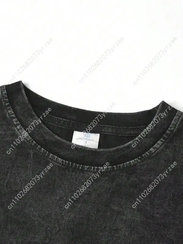 Retro lavagem santa barbara tshirt homem mulher de alta qualidade algodão manga curta moda confortável camiseta macio respirável topos