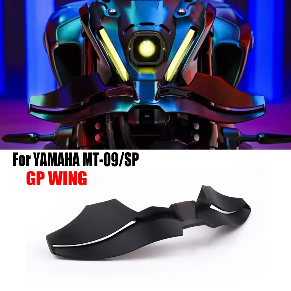 

For YAMAHA MT-09/SP 2021 2022 2023 motorcycle accessory GP wing front spoiler lower lip thrust MT09/SP front spoiler kit