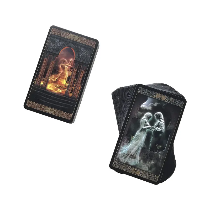 78 carte Ghost Tarot Oracle giochi di intrattenimento per il tempo libero carta, riunioni di famiglia tarocchi, giochi da tavolo tarocchi carta guida PDF