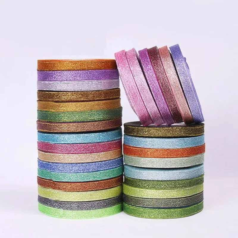 NEW 10mm Onion Ribbons for Wedding Christmas Party Decoration DIY Bow Craft Ribbons Card Gift Wrapping Ribbon 22Meters/Roll