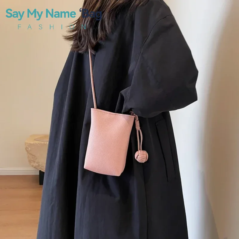 

Women's Leather Small Crossbody Bag With Simple Texture Mobile Phone Bag Lightweight And Fashionable Shoulder Bag Travel Bag