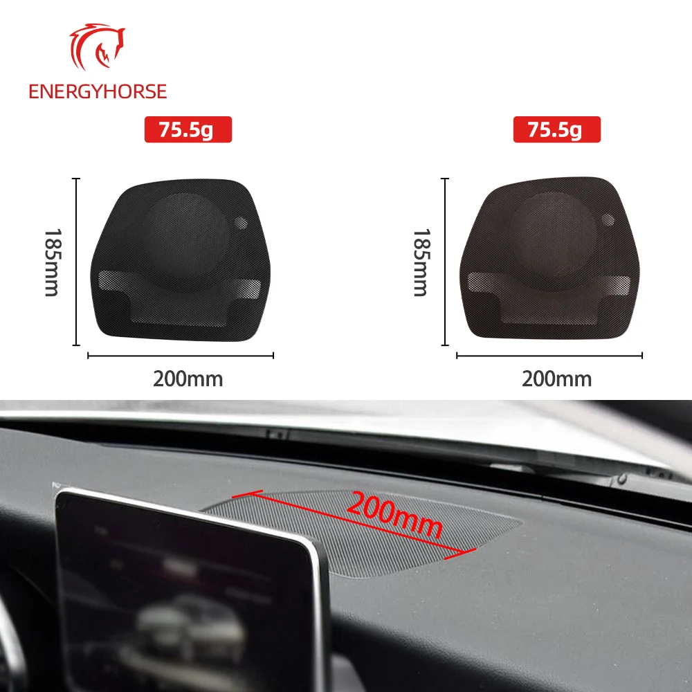 A20568016079051 Dash Loudspeaker Cover Net for Mercedes Benz C GLC W205 W253 2015-2021 Instrument Panel Horn Centre Cap