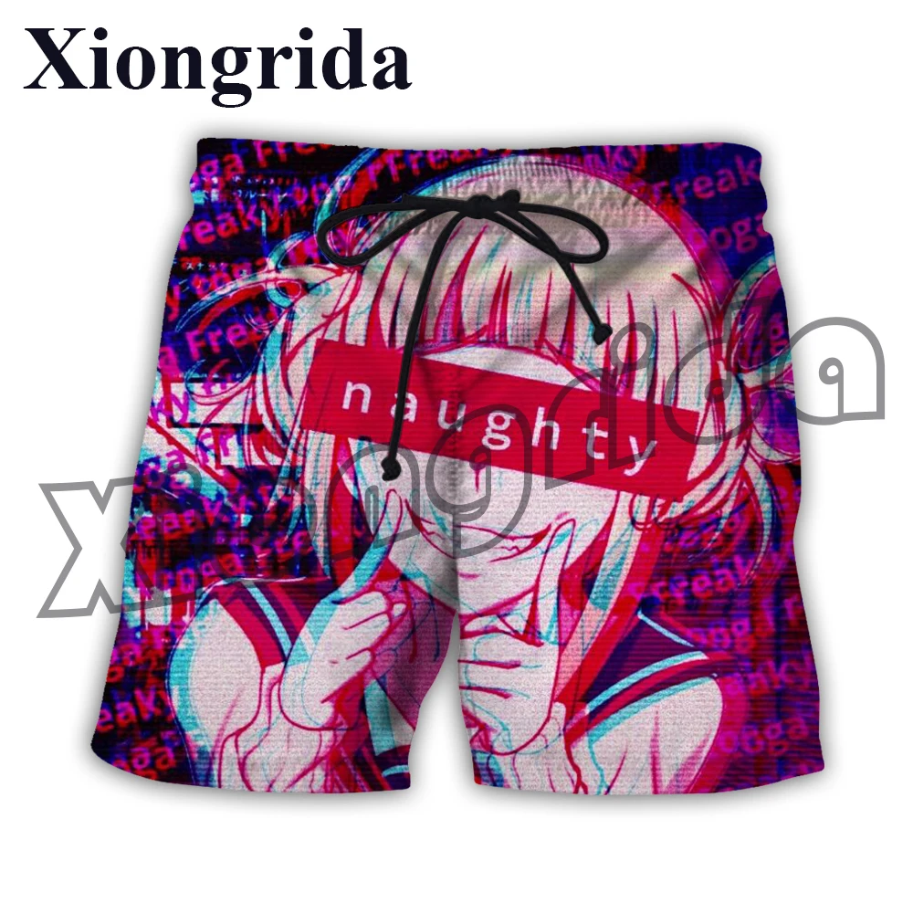 Himiko Toga Shorts Mens Casual Anime Print pantaloni corti Unisex Izuku Midoriya Boku Hero Girl Kawaii Beach Trunks Pants