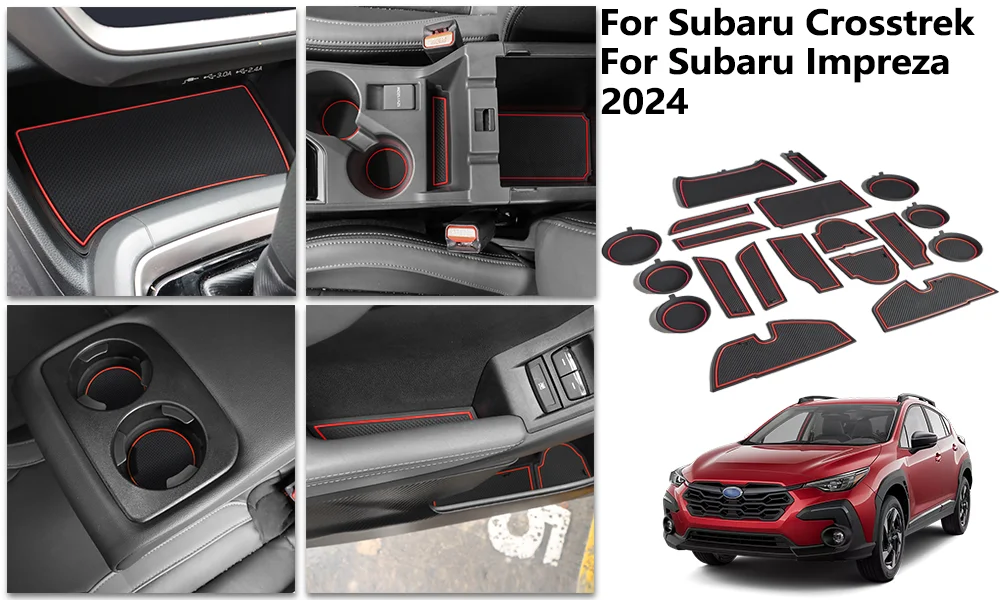 Auto Zentral steuerung Armaturen brett Pad rutsch fest für Subaru Förster 2012 2017 Cross trek-xv Impreza Telefon halter Matte – Detail 3
