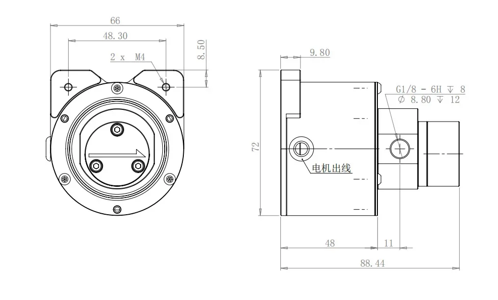 Suitable for gear pump, stainless steel magnetic pump, inkjet printer ink gear pump.