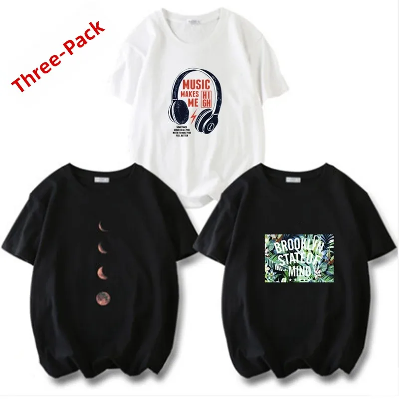 

Свободная мужская футболка из ледяного шелка Hong Kong Sle ort Sve Faionable, универсальный молодежный летний топ больших размеров с геометрическим рисунком...