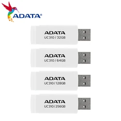 ADATA UC310 Pamięć flash USB Oryginalna pamięć flash USB3.2 usb 32GB 64GB 128GB 256GB Prędkość odczytu do 100MB/s Pamięć flash do laptopa