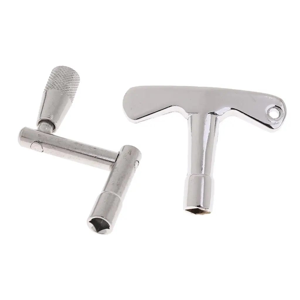 2X Zinc Alloy Drum Tuning Key Drum Set Tool Spinners #1 Crank Type