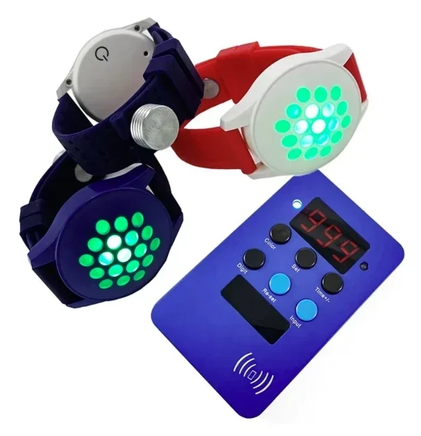 

Waterproof Timer Reminding Time Control Charging Wristbands Led Waterproof Countdown Timer