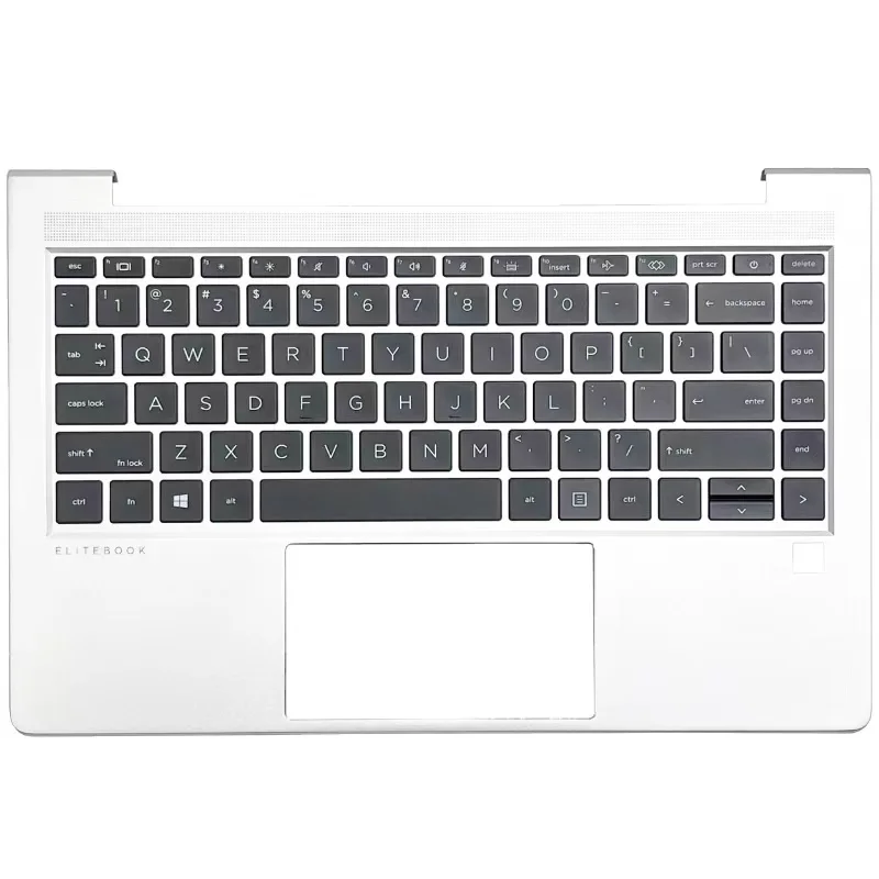 New Genuine Palmrest with US Backlit Keyboard N45428-B31 For HP EliteBook 640 G10 Silver Color